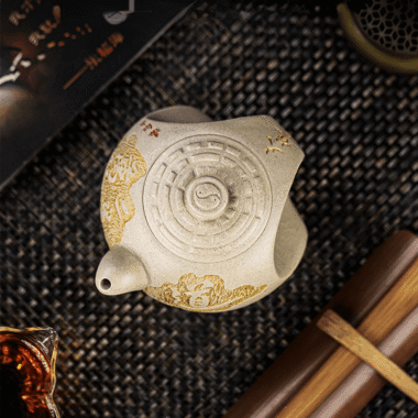 Full Handmade Yixing Zisha Teapot [Dadao Zhi Jian] (Bai Duan Ni – 370ml)