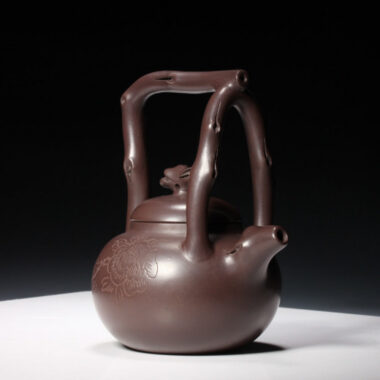 Full Handmade Yixing Zisha Teapot [Dong Po Tiliang Pot] (Lao Zi Ni – 240ml)