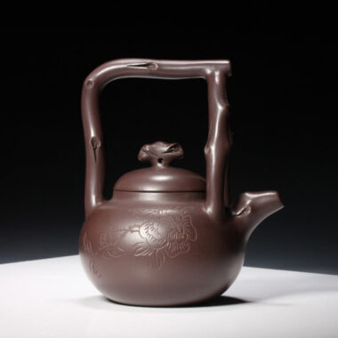 Full Handmade Yixing Zisha Teapot [Dong Po Tiliang Pot] (Lao Zi Ni – 240ml)