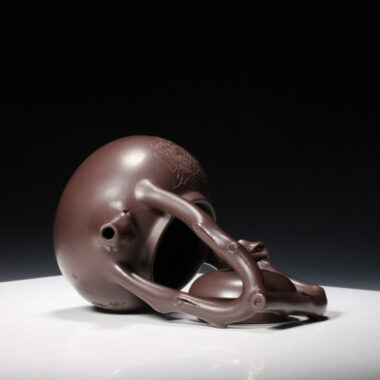 Full Handmade Yixing Zisha Teapot [Dong Po Tiliang Pot] (Lao Zi Ni – 240ml)