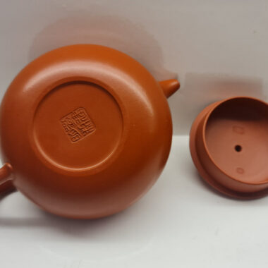 Full Handmade Yixing Zisha Teapot [Fanggu Pot] (Zhao Zhuang Zhu Ni – 250ml)