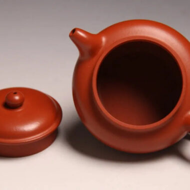 Full Handmade Yixing Zisha Teapot [Fanggu Pot] (Zhao Zhuang Zhu Ni – 250ml)