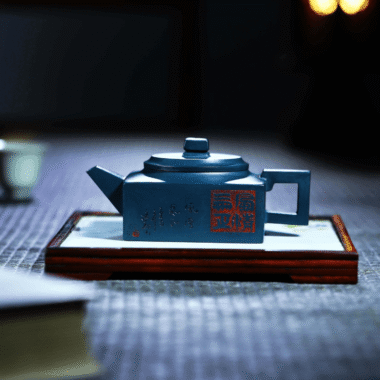 Full Handmade Yixing Zisha Teapot [Feng Qing Qi Zheng] (Tian Qing Ni – 300ml)