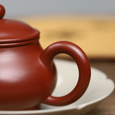 Full Handmade Yixing Zisha Teapot [Gao Pan Pot] (Dahongpao – 210ml)