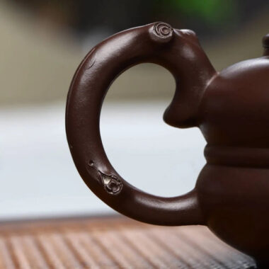 Full Handmade Yixing Zisha Teapot [Gourd Pot] (Lao Zi Ni – 360ml)