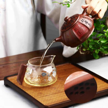 Full Handmade Yixing Zisha Teapot [Heqi Zhi Xiang] (Lao Zi Ni – 320ml)
