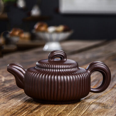 Full Handmade Yixing Zisha Teapot [Jin Wen Biyu] (Meigui Zi Ni – 300ml)