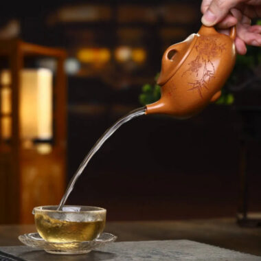 Full Handmade Yixing Zisha Teapot [Jingzhou Shi Piao Pot] (Duan Ni – 280ml)