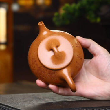 Full Handmade Yixing Zisha Teapot [Jingzhou Shi Piao Pot] (Duan Ni – 280ml)
