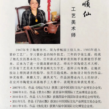 Full Handmade Yixing Zisha Teapot [Jingzhou Shi Piao Pot] (Wucai Lao Duan Ni – 300ml)