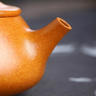 Full Handmade Yixing Zisha Teapot [Jingzhou Shi Piao Pot] (Wucai Lao Duan Ni – 300ml)