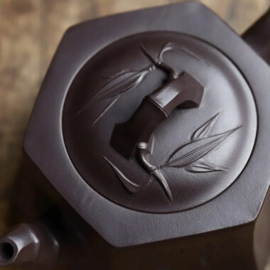 Full Handmade Yixing Zisha Teapot [Liufang Blessing Pot] (Lao Zi Ni – 150/260ml)