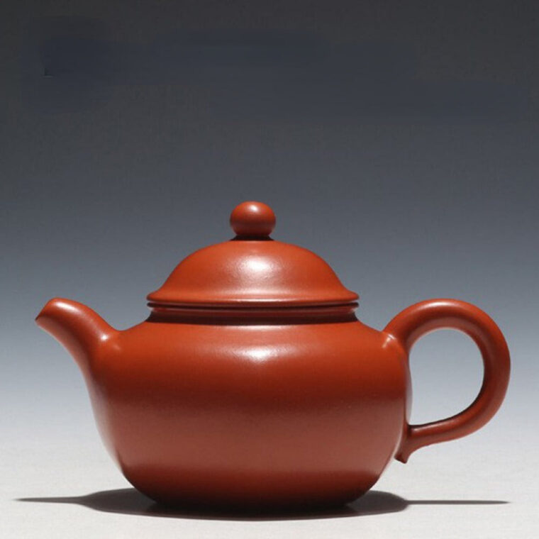 Full Handmade Yixing Zisha Teapot [Liufang Duo Zhi Pot] (Zhu Ni – 150ml)