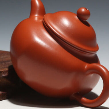 Full Handmade Yixing Zisha Teapot [Liufang Duo Zhi Pot] (Zhu Ni – 150ml)