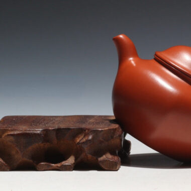 Full Handmade Yixing Zisha Teapot [Liufang Duo Zhi Pot] (Zhu Ni – 150ml)