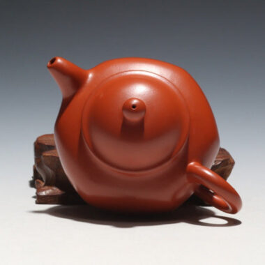 Full Handmade Yixing Zisha Teapot [Liufang Duo Zhi Pot] (Zhu Ni – 150ml)