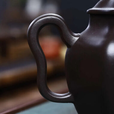 Full Handmade Yixing Zisha Teapot [Liufang Shen Deng Pot] (Shi Huang – 260ml)
