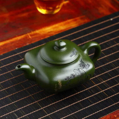 Full Handmade Yixing Zisha Teapot [Nande Hutu] (Douqing Sha – 200ml)