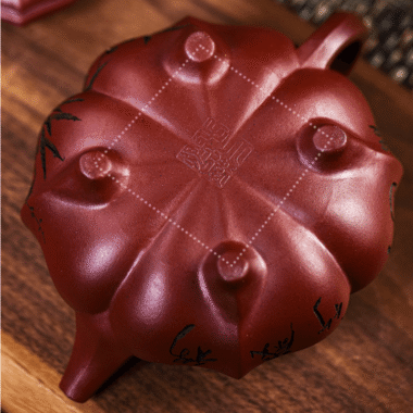 Full Handmade Yixing Zisha Teapot [Pine Bamboo Plum] (Long Xue Sha – 250ml)