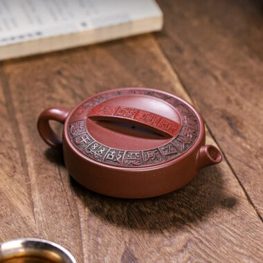 Full Handmade Yixing Zisha Teapot [Shang Shan Ruo Shui] (Di Cao Qing – 160ml)
