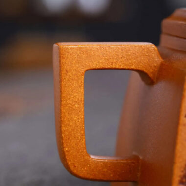 Full Handmade Yixing Zisha Teapot [Sheng Fang Pot] (Wucai Lao Duan Ni – 300ml)