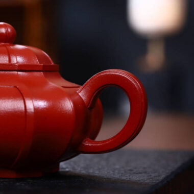 Full Handmade Yixing Zisha Teapot [Sifang Chou Jiao Pot] (Dahongpao – 320ml)