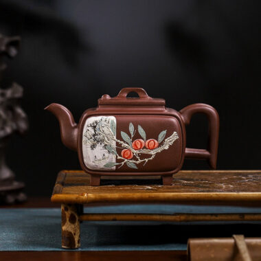 Full Handmade Yixing Zisha Teapot [Sifang Kai Chuang] (Zi Ni – 520ml)