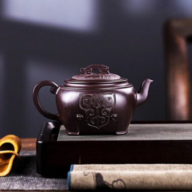 Full Handmade Yixing Zisha Teapot [Xian Rui] (Zi Jia Ni – 280ml)