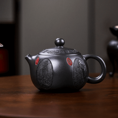 Full Handmade Yixing Zisha Teapot [Xiang Yun Xishi] (Shenjing Mo Lu Ni – 430ml)