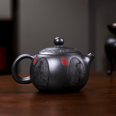 Full Handmade Yixing Zisha Teapot [Xiang Yun Xishi] (Shenjing Mo Lu Ni – 430ml)