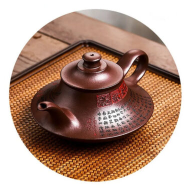 Full Handmade Yixing Zisha Teapot [Xiannu San Hua] (Shi Hong – 360ml)