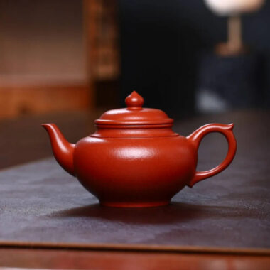 Full Handmade Yixing Zisha Teapot [Xiao Ying Pot] (Xiao Meiyao Zhu Ni – 200ml)