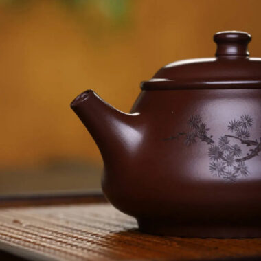 Full Handmade Yixing Zisha Teapot [Xin Pan Pot] (Zi Ni – 200ml)