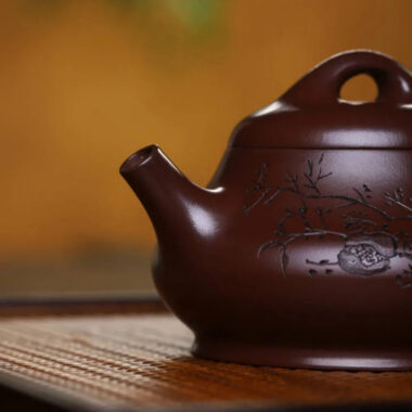 Full Handmade Yixing Zisha Teapot [Xin Piao Pot] (Zi Ni – 190ml)