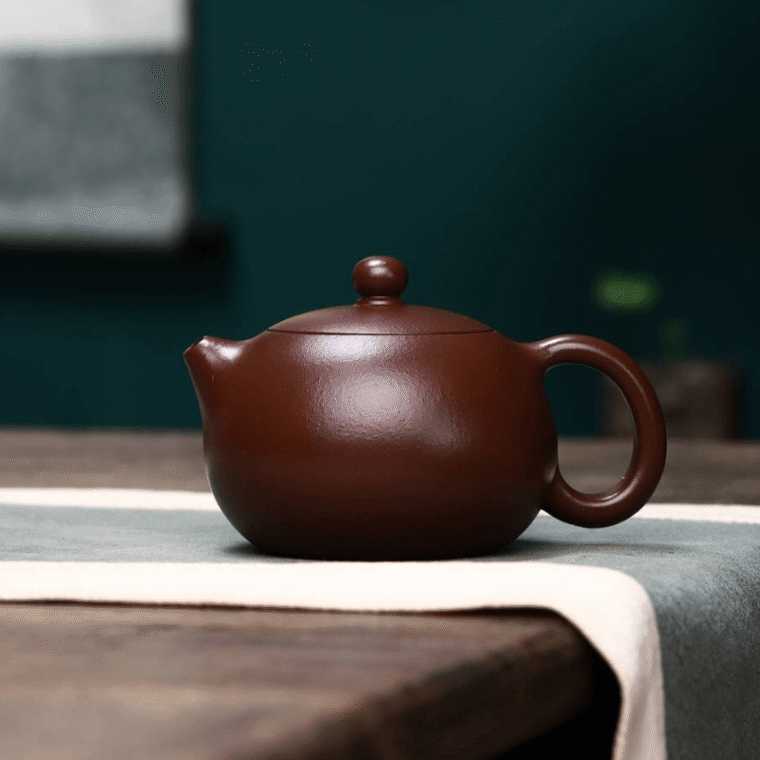 Full Handmade Yixing Zisha Teapot [Xishi Pot] (Lao Zi Ni – 260ml)