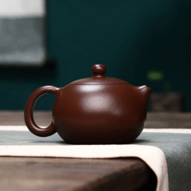 Full Handmade Yixing Zisha Teapot [Xishi Pot] (Lao Zi Ni – 260ml)