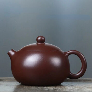 Full Handmade Yixing Zisha Teapot [Xishi Pot] (Zi Zhu Ni – 120/200ml)