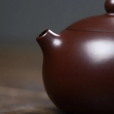 Full Handmade Yixing Zisha Teapot [Xishi Pot] (Zi Zhu Ni – 120/200ml)