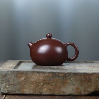 Full Handmade Yixing Zisha Teapot [Xishi Pot] (Zi Zhu Ni – 120/200ml)