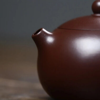 Full Handmade Yixing Zisha Teapot [Xishi Pot] (Zi Zhu Ni – 120/200ml)