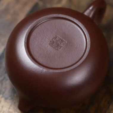 Full Handmade Yixing Zisha Teapot [Xishi Pot] (Zi Zhu Ni – 120/200ml)