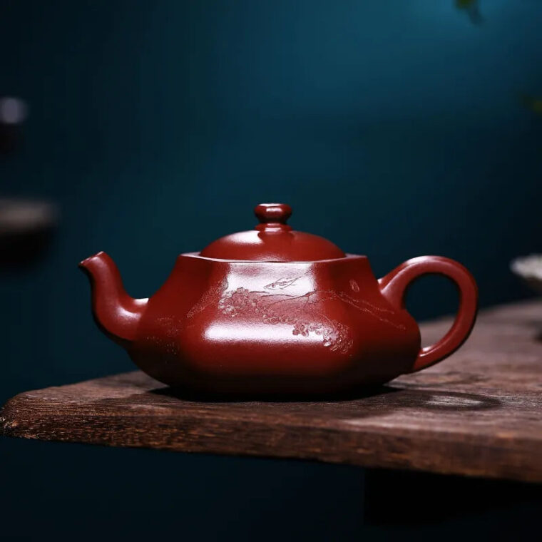 Full Handmade Yixing Zisha Teapot [Yi Hong Qing Quan] (Lao Zi Ni – 260ml)