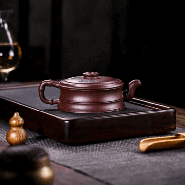 Full Handmade Yixing Zisha Teapot [Yi Ye Zhi Qiu] (Zi Xue Sha – 280ml)