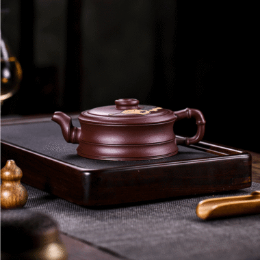 Full Handmade Yixing Zisha Teapot [Yi Ye Zhi Qiu] (Zi Xue Sha – 280ml)