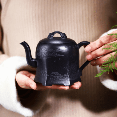 Full Handmade Yixing Zisha Teapot [Yu Bi Cheng Shui] (Shi Huang – 290ml)