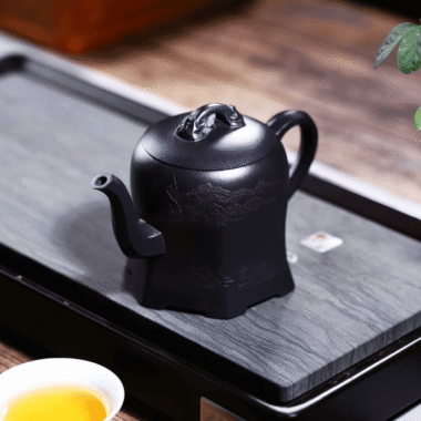 Full Handmade Yixing Zisha Teapot [Yu Bi Cheng Shui] (Shi Huang – 290ml)