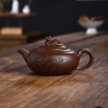 Full Handmade Yixing Zisha Teapot [Yu Ruyi] (Shi Hong  – 350ml)