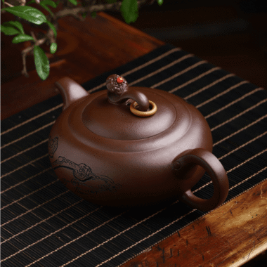 Full Handmade Yixing Zisha Teapot [Yu Ruyi] (Shi Hong  – 350ml)
