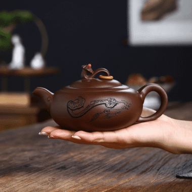 Full Handmade Yixing Zisha Teapot [Yu Ruyi] (Shi Hong  – 350ml)