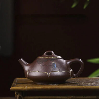 Full Handmade Yixing Zisha Teapot [Zhi Yu Shao Feng] (Lao Zi Ni – 300ml)